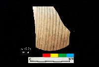 芝山岩文化黑彩陶容器腹片藏品圖，第1張