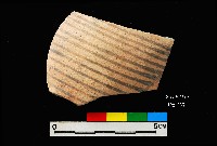 芝山岩文化黑彩陶容器腹片藏品圖，第2張