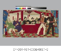 日清韓談判之圖(木印版)藏品圖，第1張