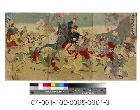 浮世繪台灣雞籠大激戰藏品圖，第1張