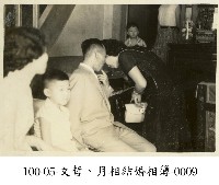 文哲、月相結婚相簿0009 (親友等待)藏品圖，第1張