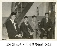 文哲、月相結婚相簿0023 (男儐相等候)藏品圖，第1張