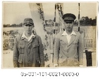 北投庄壯丁團相關照片3-兩位男士合影藏品圖，第1張