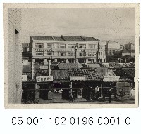 中華路改建商場前的街景-二樓眺望違建藏品圖，第1張