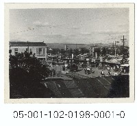 中華路改建商場前的街景-遠觀違建商店鋪藏品圖，第1張