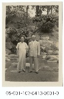 北投陽明山旅遊留念照(1)北投公園池塘藏品圖，第1張