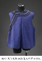 藍大襟背心藏品圖，第1張