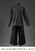 黑地對襟男衣一套藏品圖，第1張