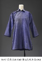 藍地花紋女袍藏品圖，第1張