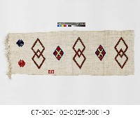 泰雅族菱形夾織布藏品圖，第1張