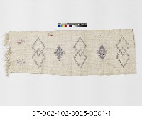 泰雅族菱形夾織布藏品圖，第2張