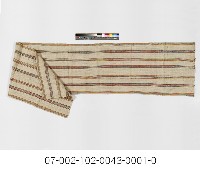 泰雅族彩條麻布藏品圖，第1張