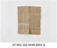 噶瑪蘭族香蕉絲方衣藏品圖，第1張