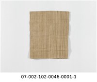 噶瑪蘭族香蕉絲方衣藏品圖，第2張