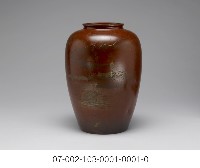 日據時期臺灣手工銅雕落款玉軍藏品圖，第2張