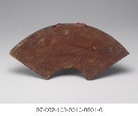 臺灣漆器扇型蝴蝶蘭藏品圖，第3張