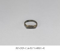 原住民銅指環(有戒臺)藏品圖，第2張