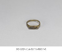 原住民銅指環(有戒臺)藏品圖，第2張