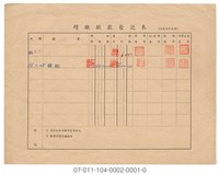 台北市第二信用合作社股票（臺北市第二信用合作社股票）藏品圖，第2張