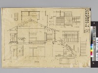 北投別館增築設計原圖藏品圖，第1張