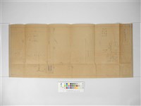 紀州庵電柱設計圖及紀州庵橋架設工事設計圖藏品圖，第1張