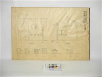 臺北圓山臨濟寺設計圖藏品圖，第1張
