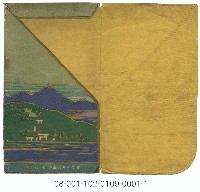 雙絕臺灣八景明信片封套（吉田初三郎繪）（ 臺灣日日新報發行含封套彩色）藏品圖，第2張