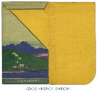 雙絕臺灣八景明信片封套（吉田初三郎繪）（ 臺灣日日新報發行含封套彩色）藏品圖，第2張