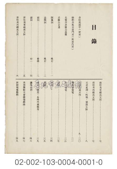 海外族譜文獻（全美余風采堂第十二屆懇親大會紀念冊 63年）藏品圖，第2張
