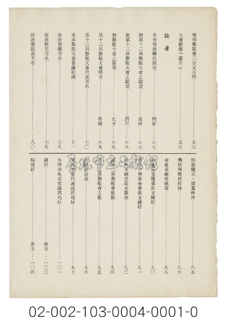 海外族譜文獻（全美余風采堂第十二屆懇親大會紀念冊 63年）藏品圖，第3張