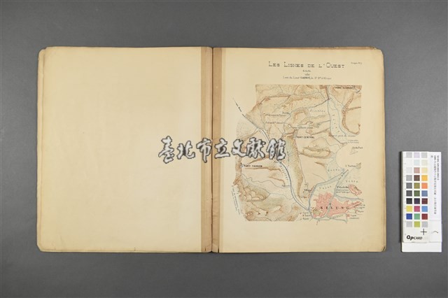 《1884-1885年法國人遠征福爾摩沙》地圖冊藏品圖，第11張