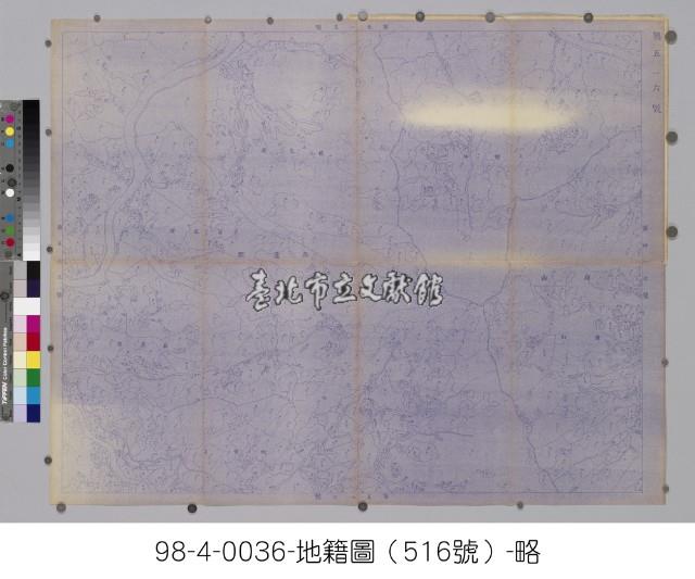 日治時期地籍圖【坪林庄】藏品圖，第1張