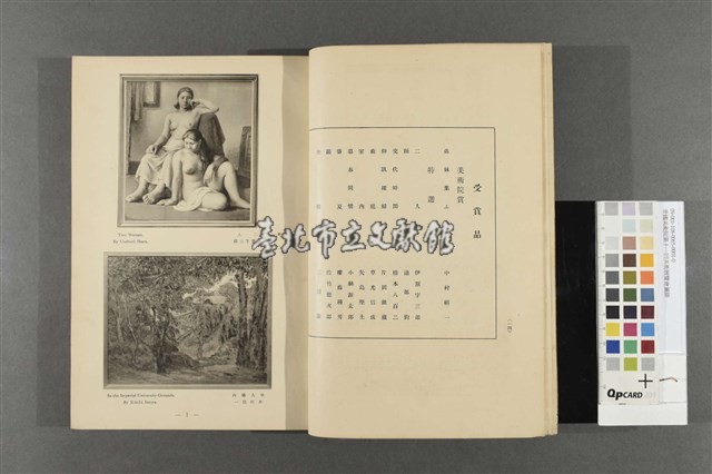 帝國美術院第十一回美術展覽會圖錄藏品圖，第3張