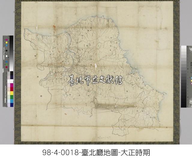 臺北廳管內地圖藏品圖，第1張