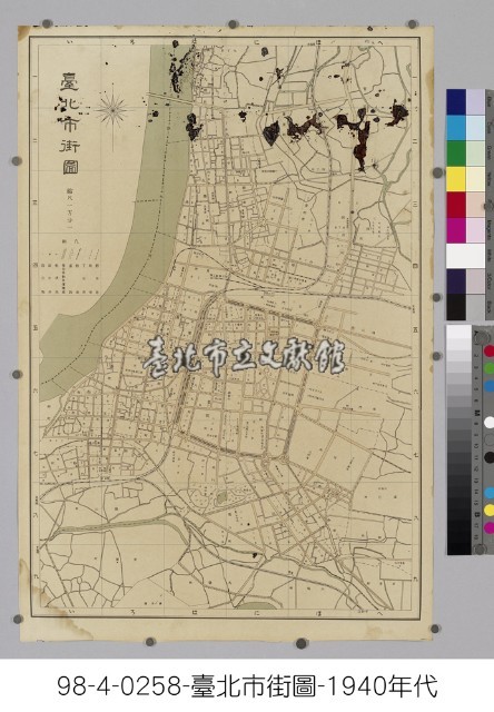 臺北市街圖藏品圖，第1張