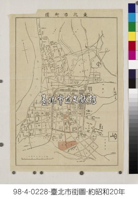 臺北市街圖藏品圖，第1張