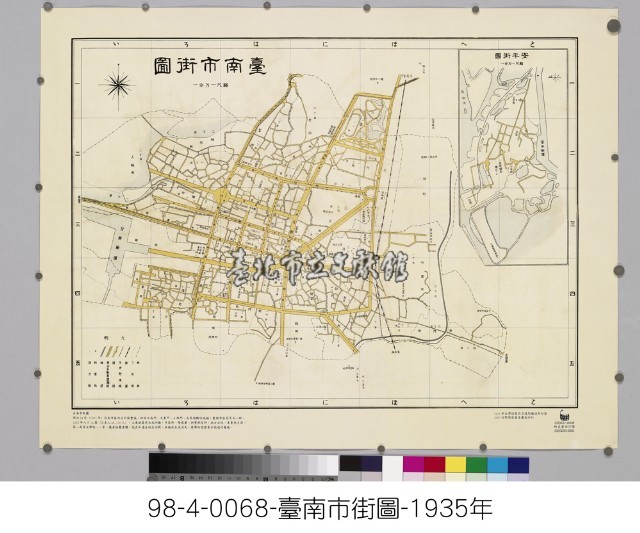 臺南市街圖藏品圖，第1張