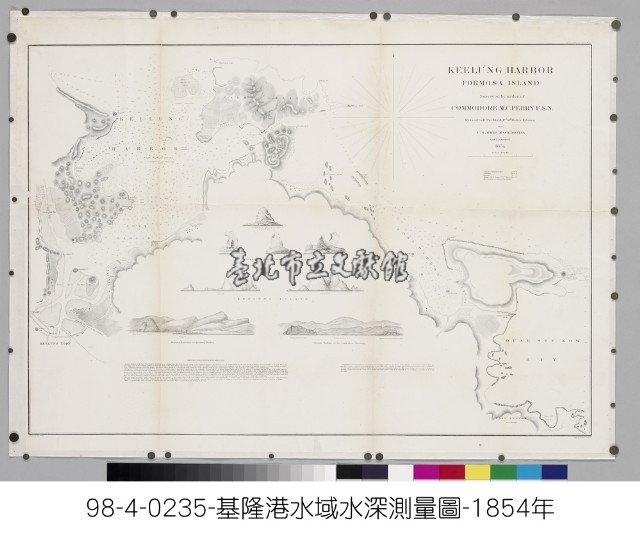 KEELUNG HARBOR(中譯-基隆港水域水深測量圖)藏品圖，第1張