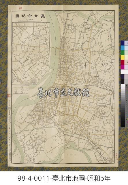 臺北市地圖藏品圖，第1張