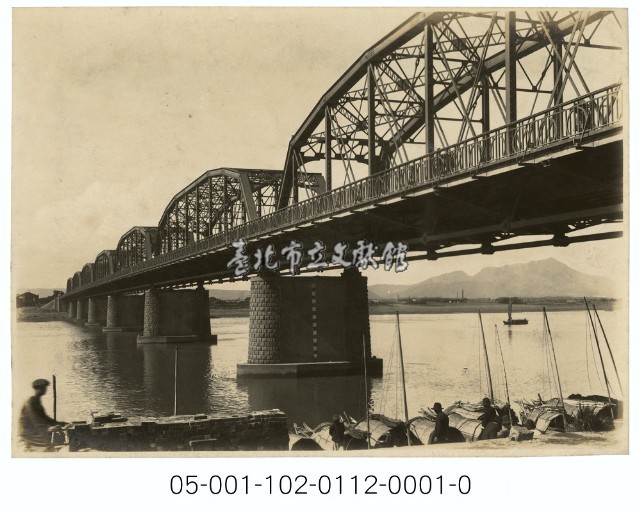 臺北橋與淡水河帆船藏品圖，第1張