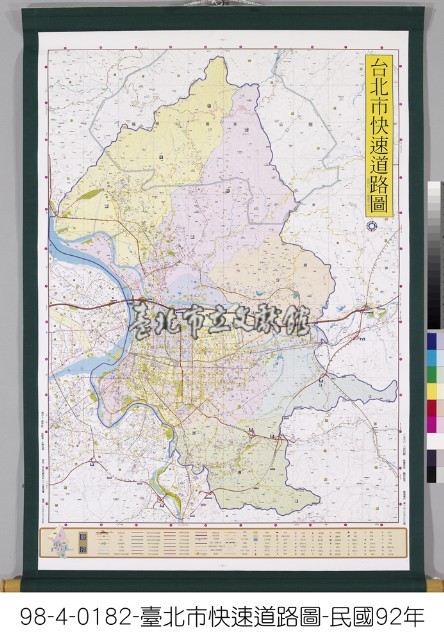 臺北市快速道路圖藏品圖，第1張