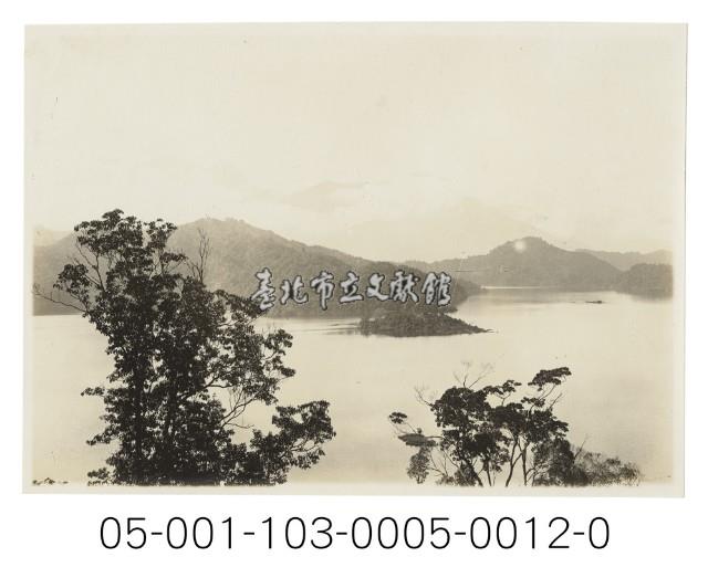 日月潭第二發電所竣工寫真（日月潭）藏品圖，第1張