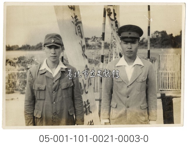 北投庄壯丁團相關照片3-兩位男士合影藏品圖，第1張