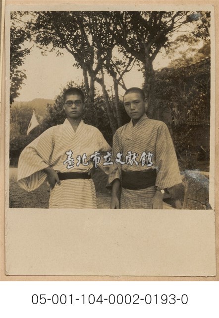 男性和服合照藏品圖，第1張