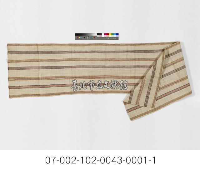 泰雅族彩條麻布藏品圖，第2張