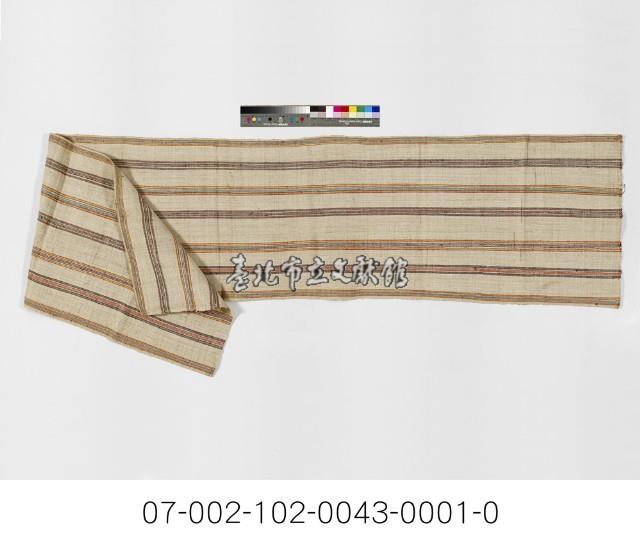 泰雅族彩條麻布藏品圖，第1張