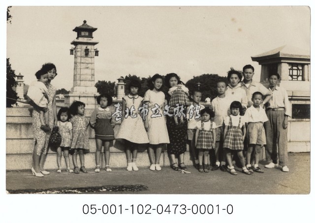 明治橋(中山橋)合照藏品圖，第1張