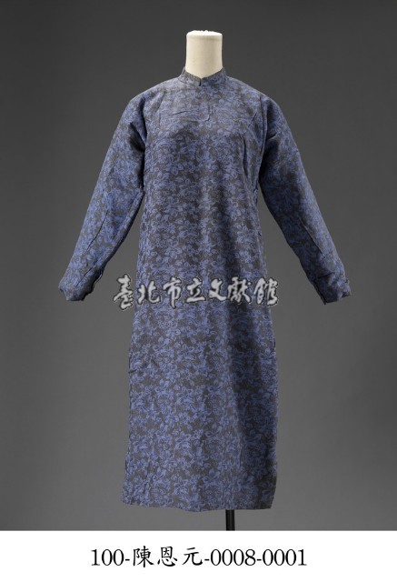 女祺袍長袖型衣服藏品圖，第1張
