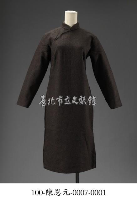 女祺袍長袖型衣服藏品圖，第1張