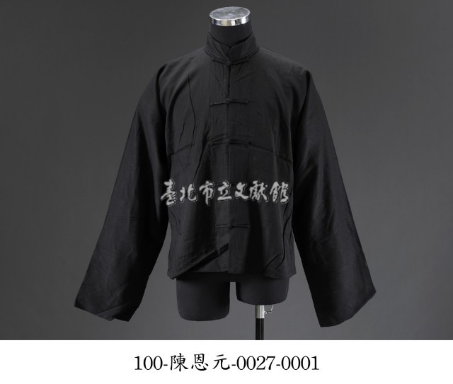 黑色唐裝盤扣上衣藏品圖，第1張
